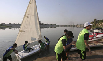 Sailing Baghdad’s river bends, young Iraqis rock the boat