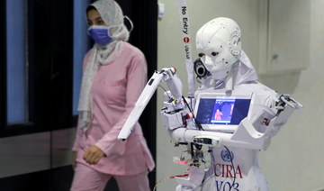 Egyptian inventor trials robot that can test for COVID-19