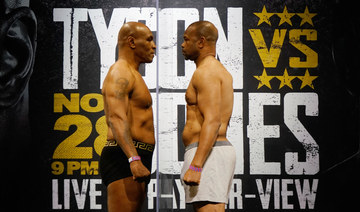 Mike Tyson returns to ring with exhibition bout against Roy Jones Jr.