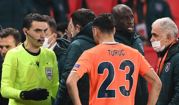 PSG v Basaksehir Champions League game suspended over alleged racist abuse by official