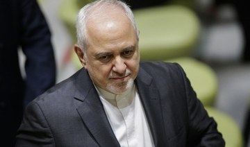  Iran's Foreign Minister Mohammad Javad Zarif claimed on Saturday that in Iraq “Israeli agent-provocateurs are plotting attacks against Americans.” (AFP/File Photo)