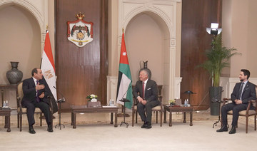 Jordan’s King Abdullah, Egypt’s El-Sisi meet in bid to reignite Mid-East peace talks