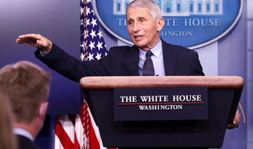 NIH National Institute of Allergy and Infectious Diseases Director Anthony Fauci addresses the daily press briefing at the White House in Washington, DC, January 21, 2021. (REUTERS/Jonathan Ernst)