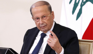 Deputies in the Lebanese Parliament have accused President Michel Aoun of acting “as a party, not as a president entrusted with the constitution.” (AFP/File Photo)