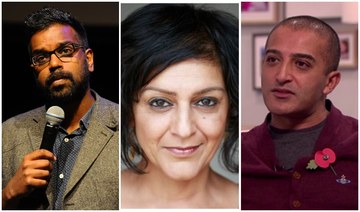  British-Asian celebrities have produced a video to dispel coronavirus myths and urge people to get a vaccine. (AFP/Screenshots/File Photos)