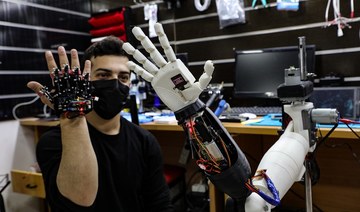 Palestinian student creates robotic hand