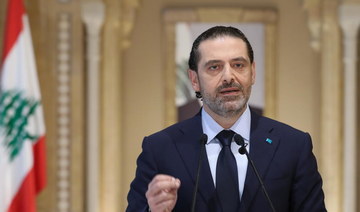 Lebanon’s Hariri sees no way out of crisis without Arab support