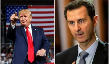 Donald Trump was convinced by an adviser to step back from assassinating Syrian President Bashar al-Assad. (AP/AFP/File Photos)