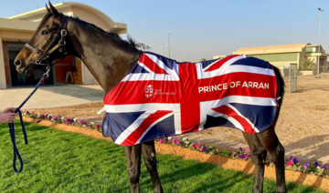 Prince of Arran in Riyadh ahead of the Saudi Cup. (Supplied/Charlie Fellowes Racing)
