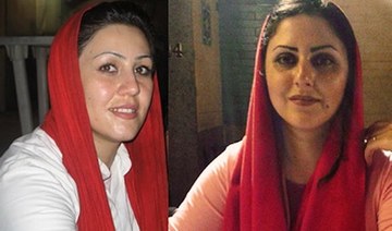 Maryam Akbari Monfared (L) is now in Iran's Semnan Prison, while Golrokh Ebrahimi Eraei (R) has been beaten and taken to Amol Prison. (NCRI)