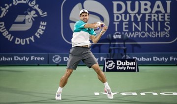 Russian Aslan Karatsev cruised past South African Harris 6-3, 6-2 for his first ATP Tour win. (Twitter/Dubai Duty Free Tennis Championships)