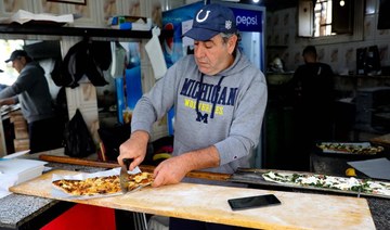 Traditional manousheh leaves tables in poverty-hit Lebanon