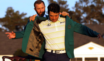 Matsuyama becomes first Japanese in Masters green jacket