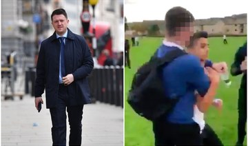 English Defense League founder StepEnglish Defense League founder Stephen Yaxley-Lennon (L), known as Tommy Robinson, arriving at court for a libel case for accusations made against Syrian refugee schoolboy Jamal Hijazi, filmed in 2018. (AFP/Screenshot)hen Yaxley-Lennon, known as Tommy Robinson, arriving at court for a libel case for accusations made against Syrian refugee schoolboy Jamal Hijazi, filmed in 2018. (AFP/Screenshot)