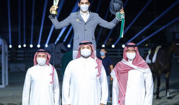 Abdulrahman Al-Rajhi was the weekend's outstanding performer at the Diriyah Gate Development Authority Show Jumping Tournament. (Supplied/Saudi Arabian Equestrian Federation (SAEF))