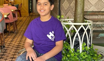 Zaavier Khan, 10, from northeast London in the UK is raising money for Human Appeal during his first time fasting. (Supplied)