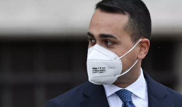 During questions at the Italian Chamber of Deputies, Di Maio also said that a visit to Rome by Libyan Prime Minister Abdul Hamid Mohammed Dabaiba is in the pipeline. (AFP/File Photo)