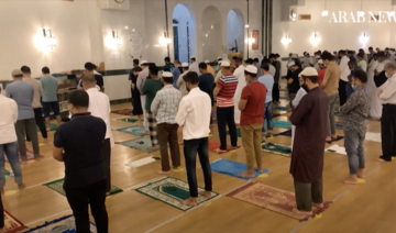 Muslims perform Tahajjud prayers during Ramadan