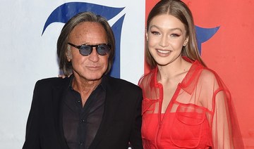 Mohamed Hadid took part in the video. Here, he poses with daugher Gigi Hadid. (File/ AFP)