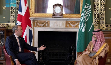 Saudi, UK foreign ministers in London talks