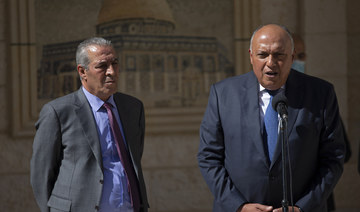 Egypt FM: Gaza reconstruction to be ‘carried out with PA’