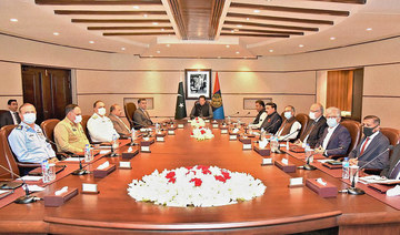PM Khan chairs security meeting at headquarter of Pakistan’s premier spy agency