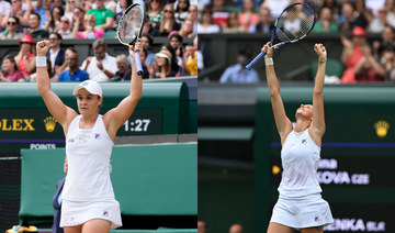 No. 1 Barty to face Pliskova in 1st Wimbledon final for both