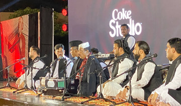 Qawwali singers perform at the launch of Pakistan's new public diplomacy initiative in Islamabad on Thursday. (AN photo)