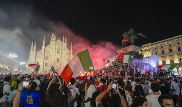 Jubilant Italians celebrate Euro 2020 victory to forget pandemic