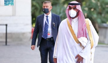 Saudi Culture Minister Prince Badr bin Abdullah bin Farhan at a meeting of G20 culture ministers in Rome. (SPA)