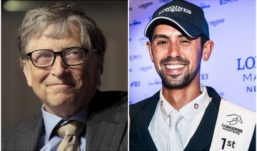Bill Gates has sent a message of support to son-in-law Nayel Nassar ahead of the Egyptian’s participation at Tokyo 2020’s equestrian competition. (Reuters/File Photos)