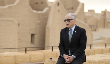 DGDA CEO Jerry Inzerillo explained that the Rawi Al Diriyah initiative aimed to develop students’ capabilities to master the methods of narrating national and heritage stories related to Saudi Arabia’s history. (AN Photo/Saleh Alanzi)