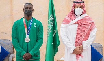 Saudi crown prince congratulates karate Olympic medalist Tarek Hamdi