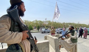 A Taliban spokesman criticized Facebook for blocking “freedom of speech” in the country as a result of the crackdown by the US firm. (File/AFP)