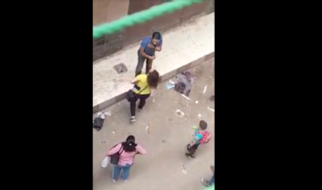 Egyptian woman punches man who harassed her in front of her son 