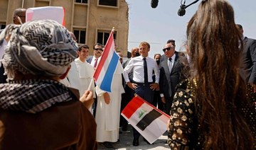 Macron visits Daesh former stronghold in Iraq’s Mosul