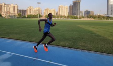 Paul Muturi of Kenya is one of the best, consistently setting the tempo that elite runners need to match to win races and break records. (Sherif Samy)