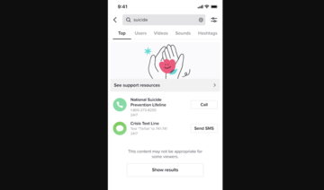 TikTok has announced new features to safeguard the mental well-being of users on the app in honor of World Suicide Prevention Month. (Screenshot)
