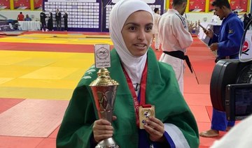 Saudi Arabia’s Fay Al-Juaid wins gold at Arab Judo Championship for the Blind