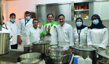 As well as developing Arab recipes for Saudi dairy products, Tawfiq Qadri has cooked up more than 3,000 different hot, cold, and pastry meals. (Supplied)