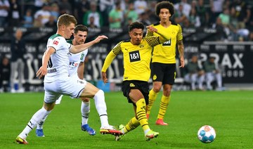 Ten-man Dortmund crash without Haaland on Rose’s Gladbach return