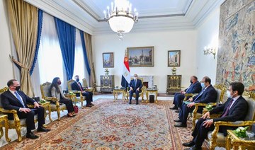 Egypt's El-Sisi and US security adviser discuss Libya, Gaza in Cairo