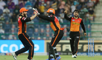 Sunrisers Hyderabad pulled off a four-run win over Royal Challengers Bangalore on Wednesday for only their third victory in this season’s Indian Premier League. (Twitter: @IPL)