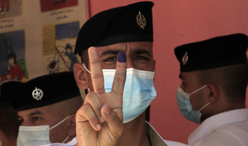 Security forces vote in Iraq's general election