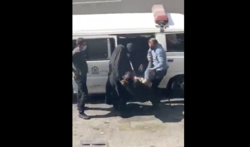 Footage shows violent arrest of Iranian woman with dog-catching pole