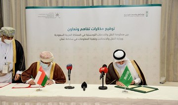 Saudi Arabia and Oman sign deal to develop land, air transport