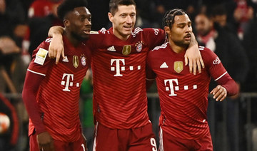Lewandowski scores in Bayern win for 60th goal of 2021