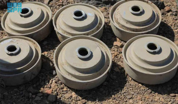 Saudi project clears 1,443 Houthi mines in Yemen. (SPA)