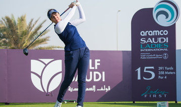 England’s Georgia Hall partners with Moroccan golfer Maha Haddioui at Aramco Team Series — Jeddah