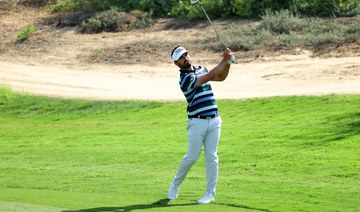 Antoine Rozner during the second round of the 2021 AVIV Dubai Championship. (Getty Images Europe)